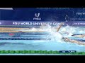 News Day 7 Swimming 100m Backstroke W #chengdu2021