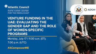 Venture funding in the UAE: Evaluating the gender gap and the role of women-specific programs