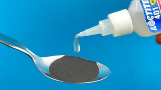 Stronger Than Steel! Mix Iron Powder and Superglue You Will Amazed