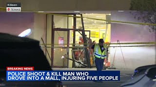 5 injured after fleeing driver crashes into JCPenney at Texas mall; suspect fatally shot: police