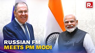 Russian FM Sergey Lavrov Meets PM Modi As Moscow Bats For India's Role In Mediation With Ukraine