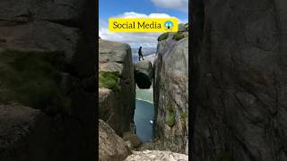 Social Media Vs Reality 🤦🤪 #travel #explore #nature #adventure #socialmediavsreality #funny
