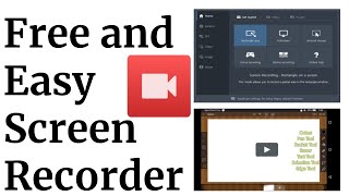 Free Screen Recorder  (Free and Easy One) - No watermark - No time limit
