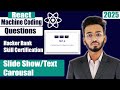 Slide Show  / Text Carousel |  React machine coding interview questions | 2024 #react #javascript
