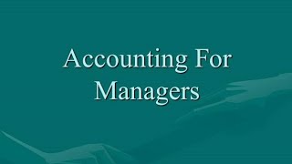 Accounting for Managers in Tamil Accounting Principles Accounting concepts #video 2 #mba #accounting