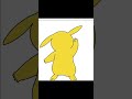 Pikachu draw using python turtle design #python3 #shorts #python #design