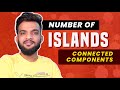 G-8. Number of Islands | Number of Connected Components in Matrix | C++ | Java