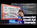 Javascript Gmail API Project to Send Email & View Inbox Messages in Browser Using HTML5