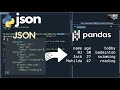 #Python | json module: JSON data → Pandas DataFrame | #json #pandas