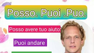 Posso. Puoi .Puo` How to use | Italian Learning for beginners .