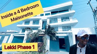 Inside Luxurious 4 Bedroom Maisonette in Lekki Phase 1 | Luxury Lifestyle