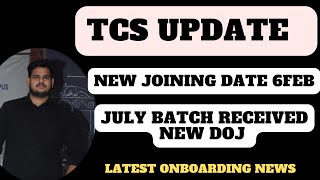 TCS Onboarding Update News |Tcs new Joining date announced latest update news