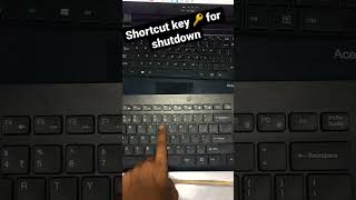 Laptop shutdown shortcut key 🔑 || how to pawer off #viral #pc #shorts