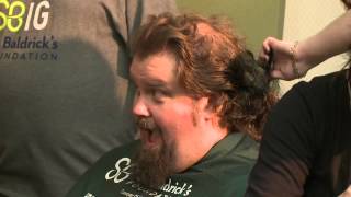 St. Baldrick`s head shaving