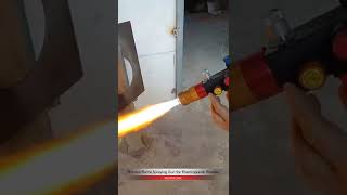 Thermal Flame Spraying Gun Equipment for Thermoplastic Powder #powdercoating