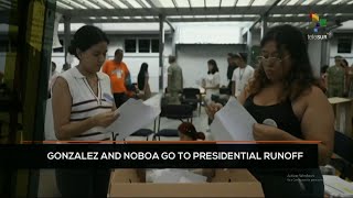 FTS 12:30 10-02: Gonzalez and Noboa go to presidential runoff