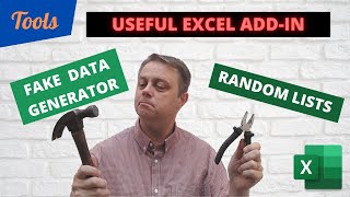 Create random lists in Excel (fake data generator)