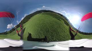 パラグライダー体験360@長野県生坂村 Take1 【360度カメラ】