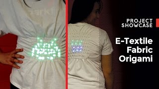 SparkFun E-Textile Fabric Origami!