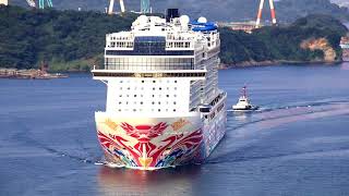 NORWEGIAN JOY ⑱ 長崎入港 30 07 15