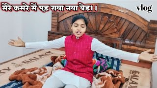 नया बेड आ गया कमरे में अब तो मजे ही मजे #dikshashastri #funny #vlog