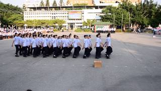 2014台中高工軍歌比賽-一圖傳甲班