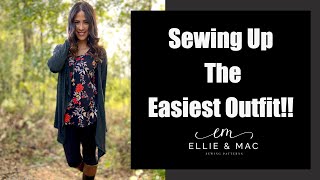 The Casual To Dress Pattern Capsule Part 1- Sewing A Cute QUICK Outfit!!!!