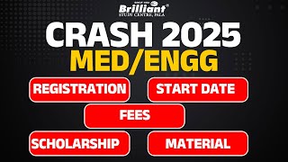 Crash 2025 NEET/JEE | Registration, Start Date, Fees, Scholarship \u0026 Materials |All You Need to Know!