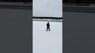 Case of winter fishing | Случай на зимней рыбалке #fishing #nature #рыбалка #comedy