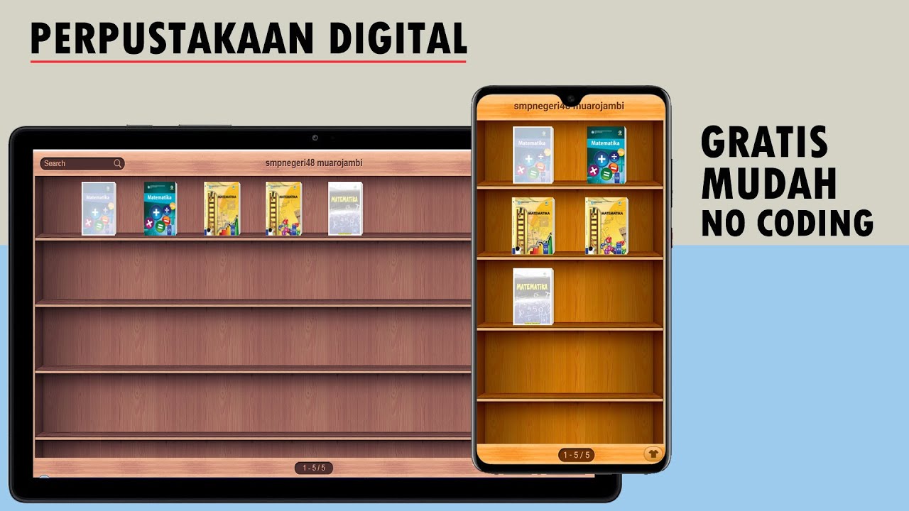 Cara Membuat Perpustakaan Digital Online Gratis - YouTube