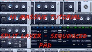 NI Massive Tutorial - Split layer Sequenced pad