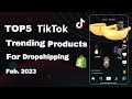 Top 5 TikTok Trending Products for Dropshipping in 2023 (Shopify)