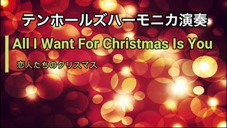 【ブルースハープ演奏】恋人たちのクリスマス【Ten  Holes harmonica 】All I Want  For Christmas Is You テンホールズハーモニカ