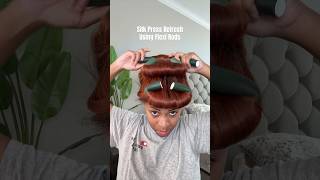 I Revamped My SILK PRESS Curls in 10 Minutes with a Flexi Rod Hack