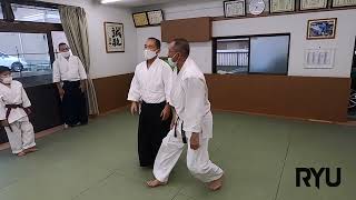 合気道の稽古　第２４回暑中稽古5日目 Aikido Summer Training Day 5 at Aikido Ryu HQ Dojo