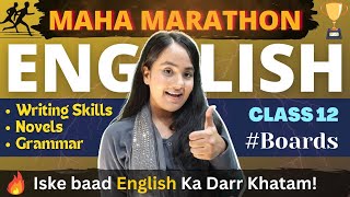 English Mahamarathon | writing Skill + Novels + Grammar English Class 12th By New Indian Era