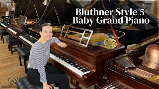 Bluthner Style 5 (1925) Grand Piano Rosewood | RESTORED | Review \u0026 Demo | Sherwood Phoenix