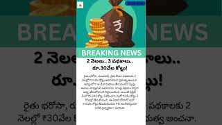 2 నెలలు.. 3 పథకాలు.. రూ.30వేల కోట్లు! #congress #telangana #latestnews