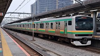 JR東日本湘南新宿ラインE231系U63編成普通寿司駅行き赤羽駅発車(2023/6/27)