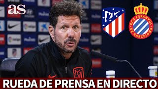 Atlético - Espanyol | Rueda de prensa de SIMEONE en DIRECTO | Diario AS