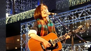 【4K】森恵「僕が愛した時間」クリスマスマーケットin光の街・博多 ＊手ブレ注意