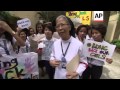Thousands rally to call for release of girls kidnapped by Boko Haram