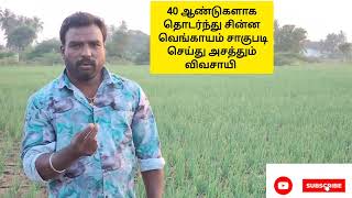 40 ஆண்டுகளாக சின்ன வெங்காயம் சாகுபடியில் அசத்தும் விவசாயி