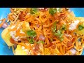 Gold fingers papad chat //😋 evening snack recipe #shorts Maya's Recipes and Tips