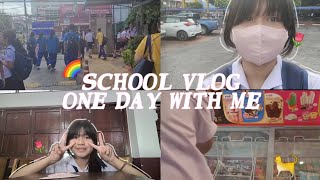 SCHOOL VLOG  ONE DAY #1 | 1 วันในรั้วโรงเรียนทำอะไรบ้าง✨️