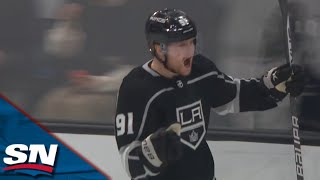 Kings' Carl Grundstrom Fools Flames' Jacob Markstrom And Tucks In Opening Goal