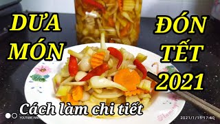Hướng dẫn làm Dưa Món Củ Kiệu tại nhà đón Tết Nguyên Đán 2021.