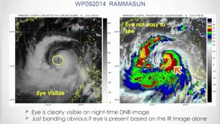 Use of VIIRS imagery for Tropical Cyclone Forecasting