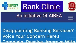 Bank Clinic - An Initiative By AIBEA