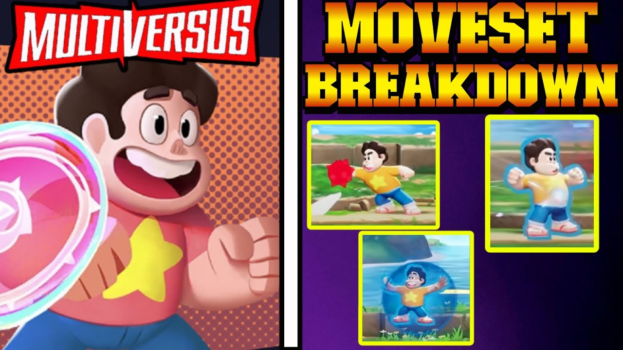 Multiversus STEVEN UNIVERSE Moveset Analysis Breakdown - YouTube